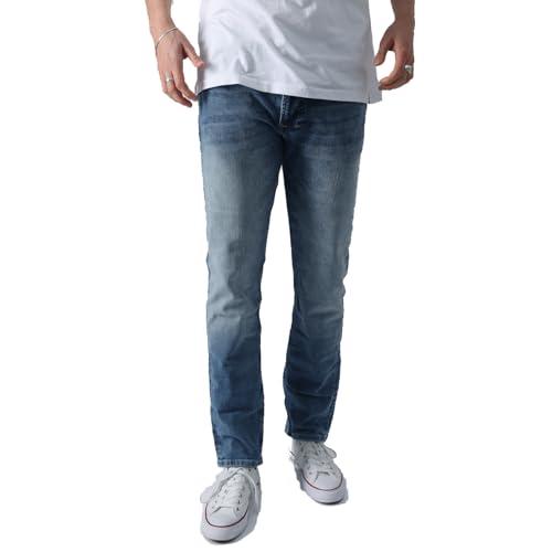 Miracle of Denim M.O.D, Thomas Comfort, Herren Jeans Hose Stretchdenim Rabick Blue W 33 L 32 von Miracle of Denim