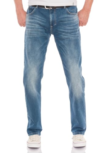 Miracle of Denim M.O.D Herren Jeans Thomas Comfort Agreement Blue, W32, L34 von Miracle of Denim