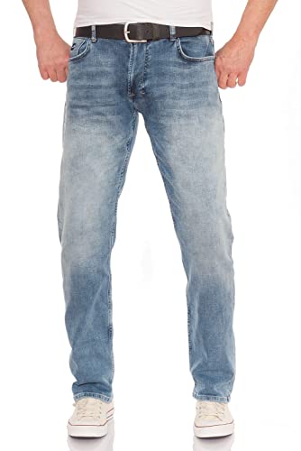 Miracle of Denim M.O.D Herren Jeans Thomas Comfort Rabick Blue, Weite:36, Länge:30 von Miracle of Denim