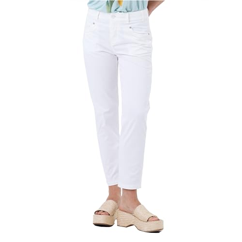 Miracle of Denim M.O.D MOD, Rita Regular Fit, Damen Jeans Popeline Stretch Soft White W 29 L 26 von Miracle of Denim