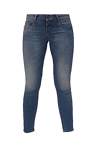 Miracle of Denim M.O.D. Damen Jeans Ellen - Skinny Fit - Blau - Kentucky Blue W25-W34 Baumwolle Stretch, Größe:32W / 30L, Farbvariante:Kentucky Blue 3244 von Miracle of Denim