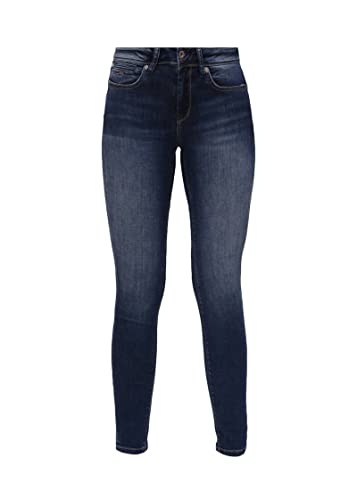 Miracle of Denim M.O.D. Damen Jeans Monika - Slim Fit - Blau - Lazuli Blue W25-W34 Stretch, Größe:26W / 30L, Farbvariante:Lazuli Blue 3515 von Miracle of Denim