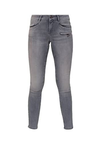 Miracle of Denim M.O.D. Damen Jeans Suzy - Skinny Fit - Grau - Hippo Grey W25-W34 Baumwolle, Größe:34W / 30L, Farbvariante:Hippo Grey 3538 von Miracle of Denim