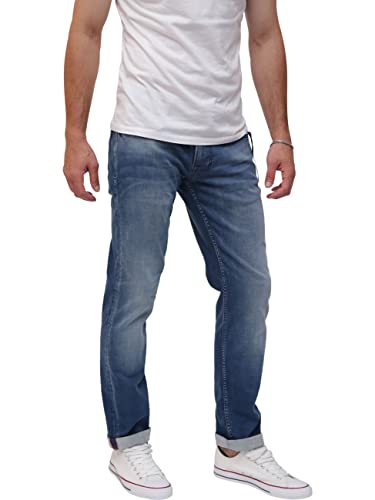 Miracle of Denim M.O.D. Herren Jeans Thomas - Comfort Fit - Blau - Denison Blue W28-W40 Baumwolle Stretch, Größe:31W / 32L, Farbvariante:Denison Blue 3580 von Miracle of Denim