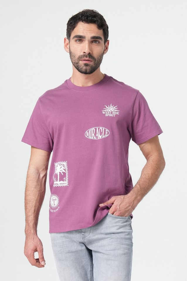 Miracle of Denim Print-Shirt Basic T-Shirt Men Miracle of Denim Print-Shirt Basic T-Shirt Men von Miracle of Denim