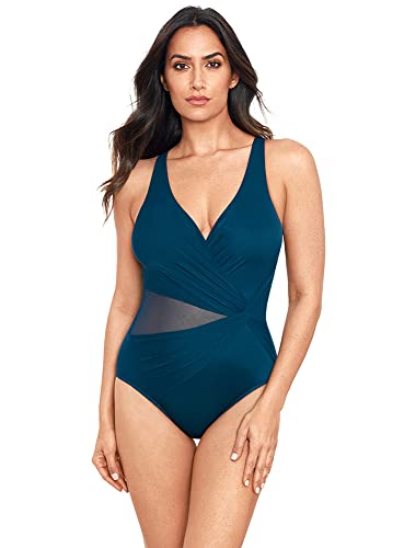 Miraclesuit Damen Bademode Illusionists Circe Soft Cup Bauchweg Einteiler Badeanzug, Nova, 42 von Miraclesuit