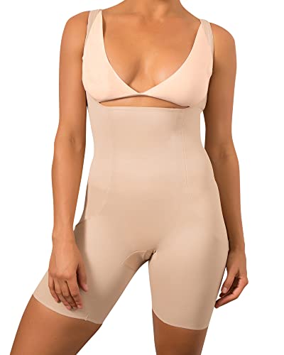 Miraclesuit Damen Combinaison Torsette gainante opalescente-Singlette Wonderful Edge Back Magic Miederkleid, Beige (Chair/Nude), 38 von Miraclesuit