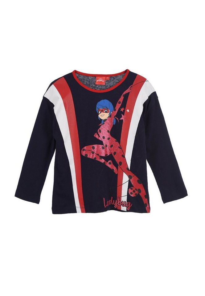 Miraculous - Ladybug Langarmshirt Kinder Mädchen Oberteil Langarm Shirt von Miraculous - Ladybug