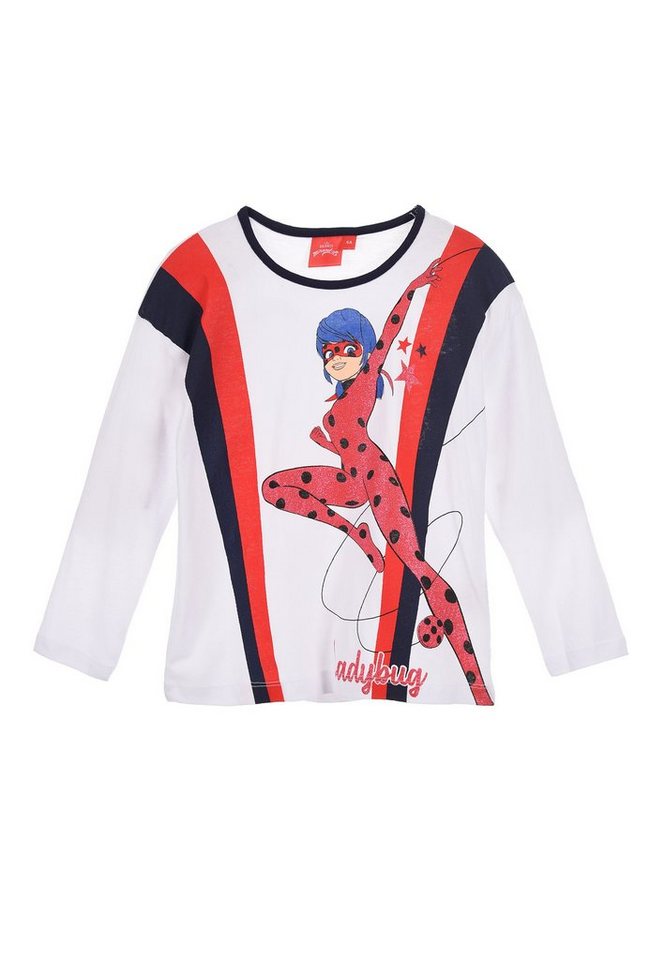 Miraculous - Ladybug Langarmshirt Kinder Mädchen Oberteil Langarm Shirt von Miraculous - Ladybug