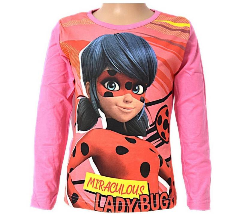 Miraculous - Ladybug Langarmshirt Mädchen Langarmshirt aus Baumwolle von Miraculous - Ladybug