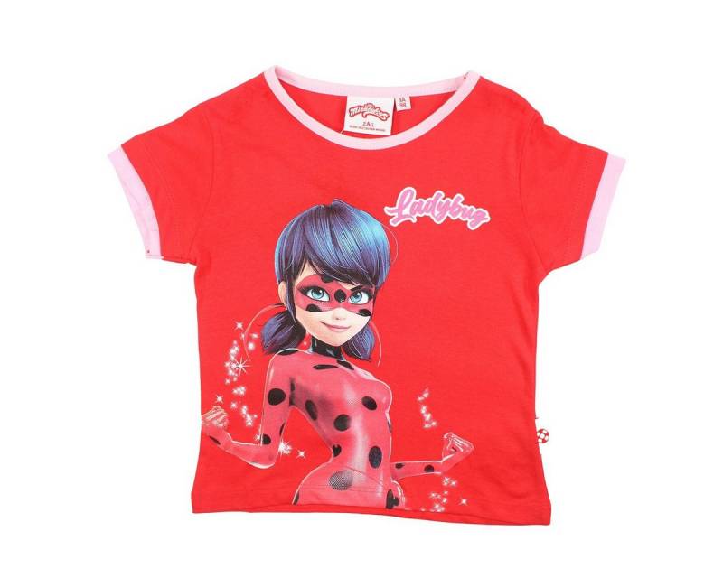 Miraculous - Ladybug Print-Shirt Miraculous Ladybug Mädchen Kinder kurzarm T-Shirt Shirt reine Baumwolle von Miraculous - Ladybug