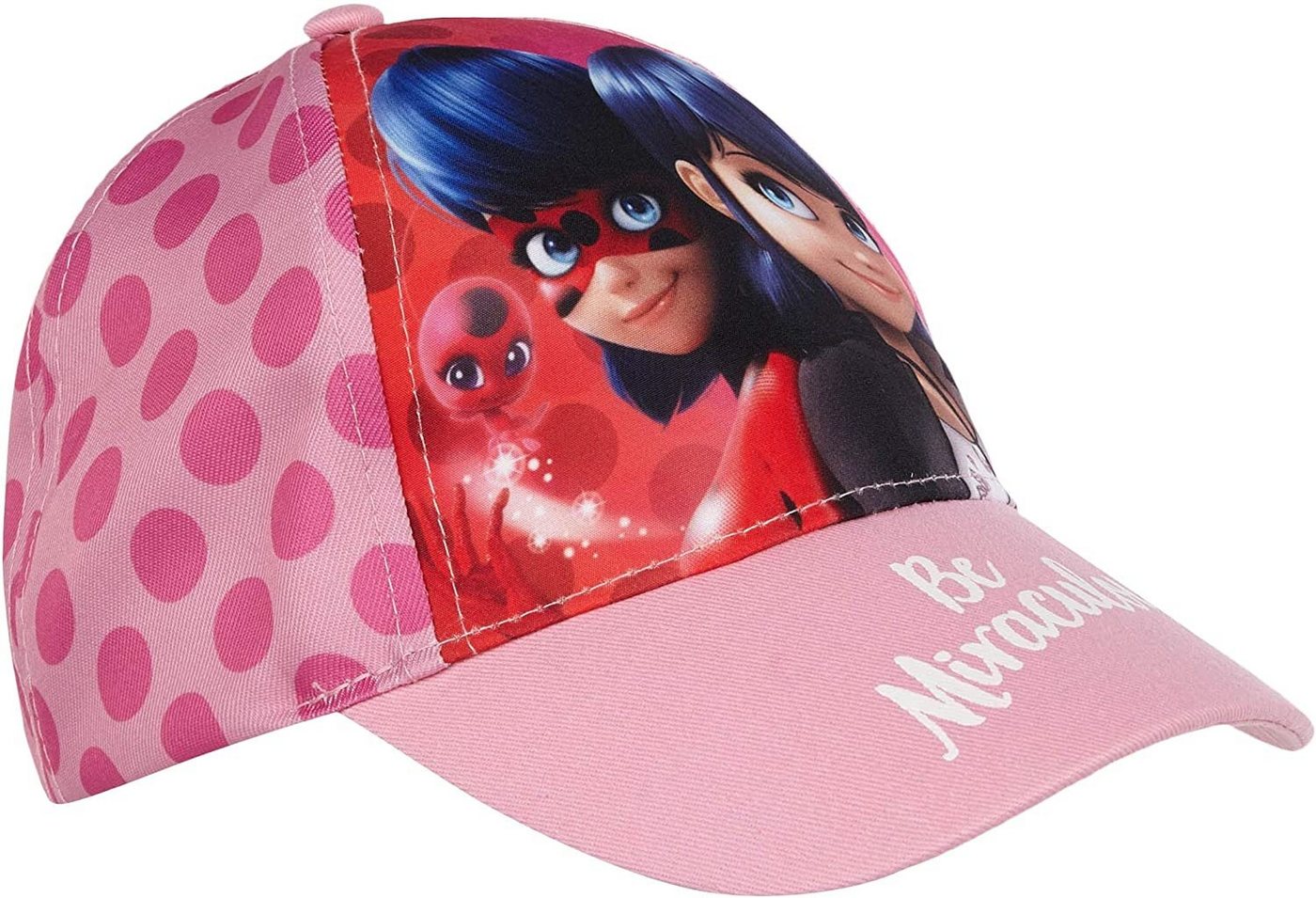 Miraculous - Ladybug Schirmmütze Ladybug Miraculous Baseball Cap Mütze Mädchen Schirmmütze Kinder Sonnenschutz Schule Kita Gr.52 + 54 von Miraculous - Ladybug