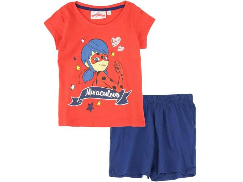 Miraculous - Ladybug Shorty kurzer Schlafanzug Pyjama von Miraculous - Ladybug