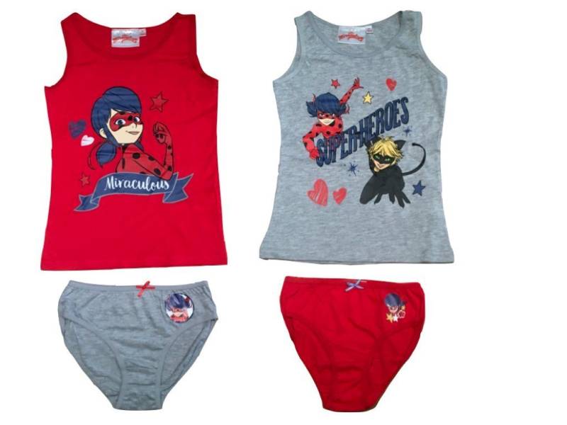 Miraculous - Ladybug Unterhemd Miraculous Ladybug Unterwäsche Set Garnitur 2 Stück von Miraculous - Ladybug
