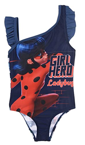 Ladybug Mädchen Badeanzug (Marineblau,5 Jahre) von Miraculous