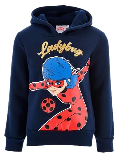 Miraculous Kapuzenpullover Ladybug – BE Offizielles Lizenzprodukt für Mädchen, marine, 5 Jahre von Miraculous