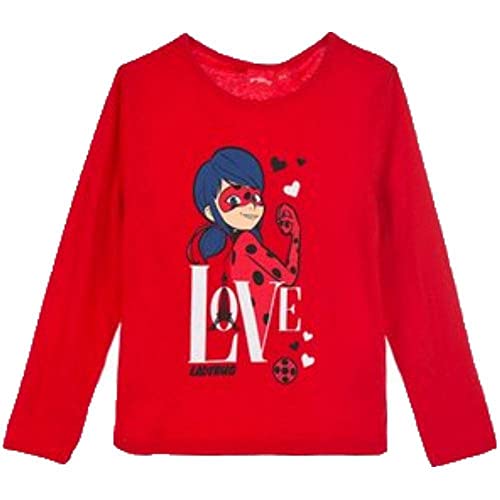 Miraculous Lady Bug Langarmshirt rot 104 von Miraculous