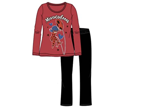 Miraculous Ladybug Schlafanzug Pyjama (116, rot) von Miraculous