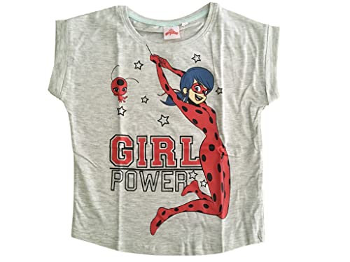 Miraculous Ladybug T-Shirt (116, grau) von Miraculous