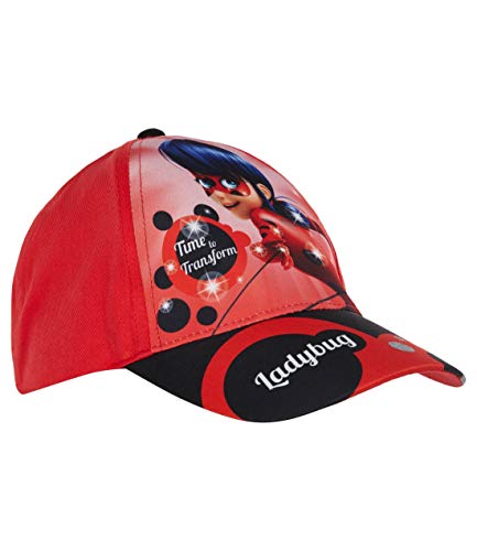 Miraculous Mädchen Cap mit Fotodruck und Klettverschluss Rot 52 von Miraculous