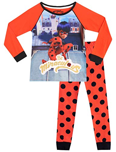 Miraculous Mädchen Ladybug Schlafanzug Mehrfarbig 122 von Miraculous