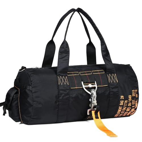 Miramrax Kleine Reisetasche, Militär, Sporttasche, 40,6 cm, Sporttasche für Wochenende, Übernachtung, taktische Workout-Tasche, Reisen, Handgepäcktasche, leicht, mit Taschen, für Männer und Frauen, von Miramrax