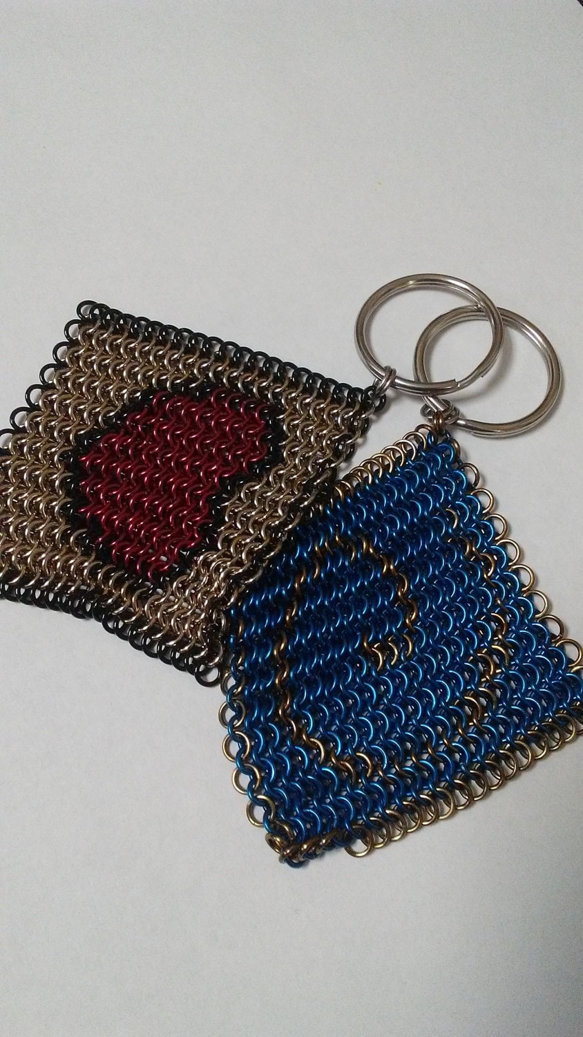 Chainmaille-Schlüsselanhänger Chainmaille-Schlüsselanhänger von MirasMaille
