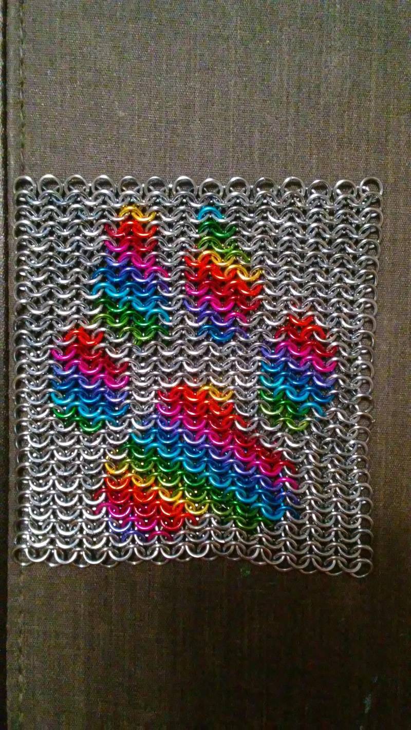 Pfötchen Print Chainmaille Schlüsselanhänger Pfötchen Print Chainmaille Schlüsselanhänger von MirasMaille