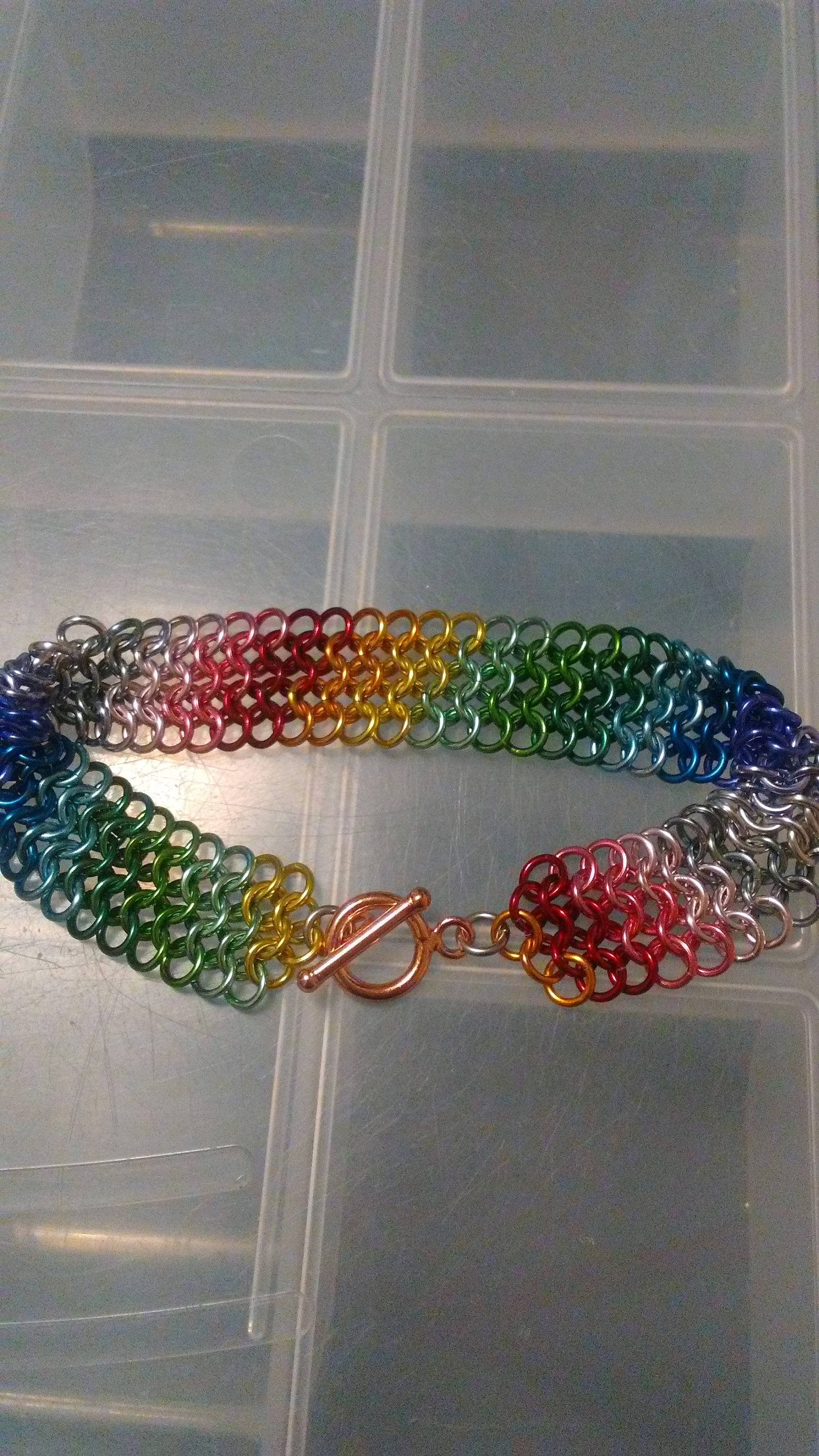Spektrum Chainmaille Armband Spektrum Chainmaille Armband von MirasMaille
