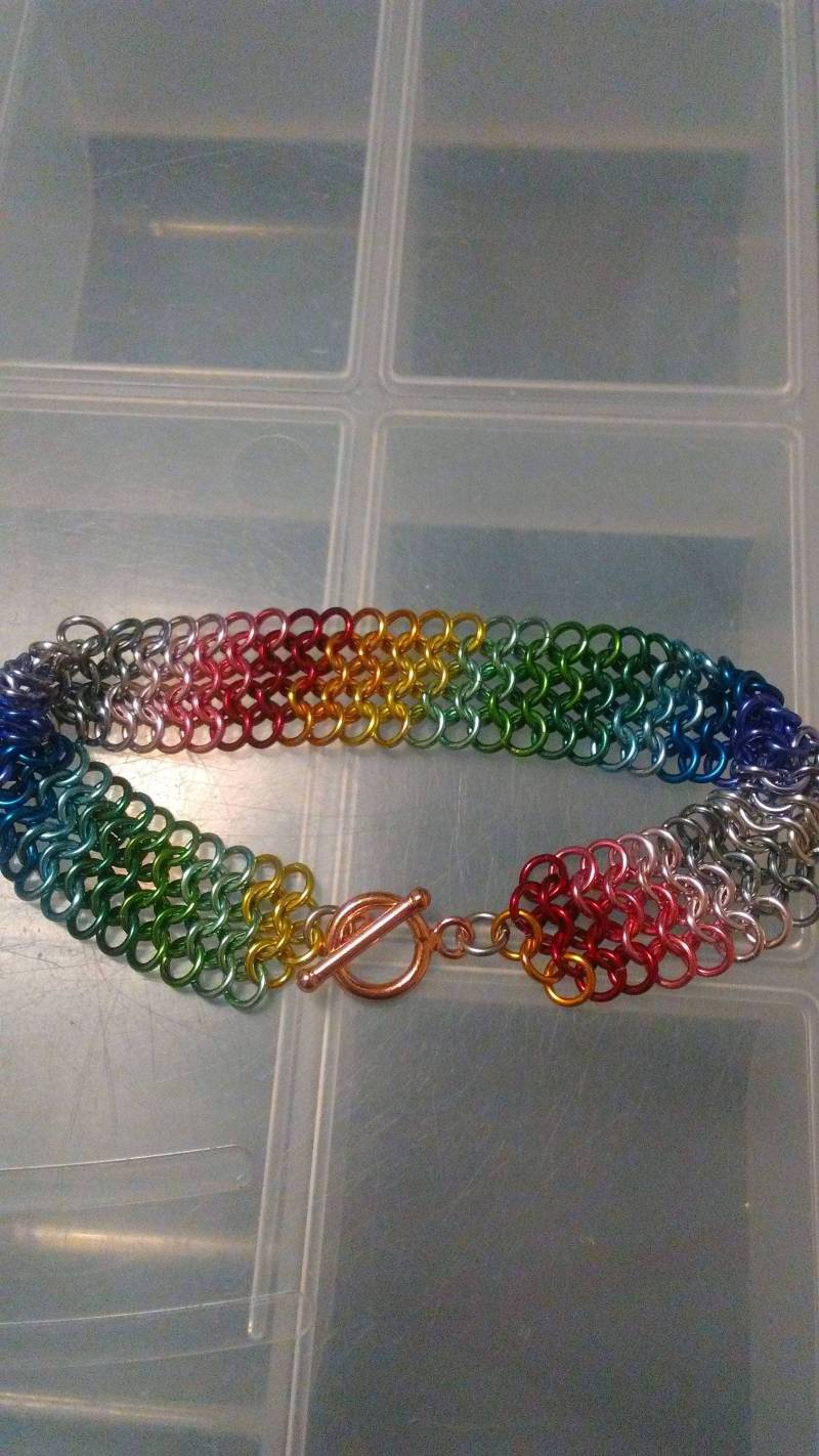Spektrum Chainmaille Armband Spektrum Chainmaille Armband von MirasMaille