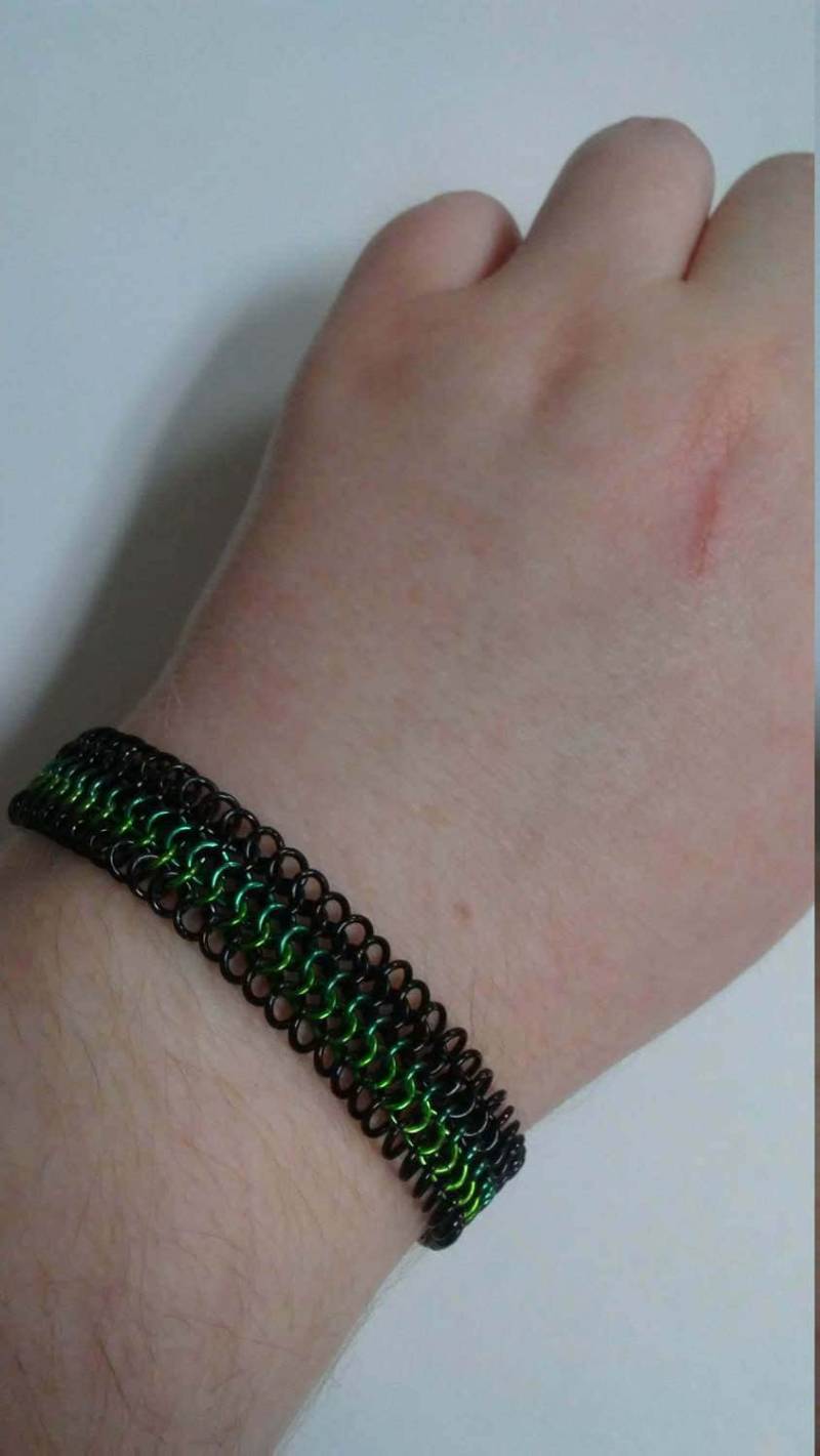 Zahnlos Inspiriert Chainmaille Armband Zahnlos Inspiriert Chainmaille Armband von MirasMaille