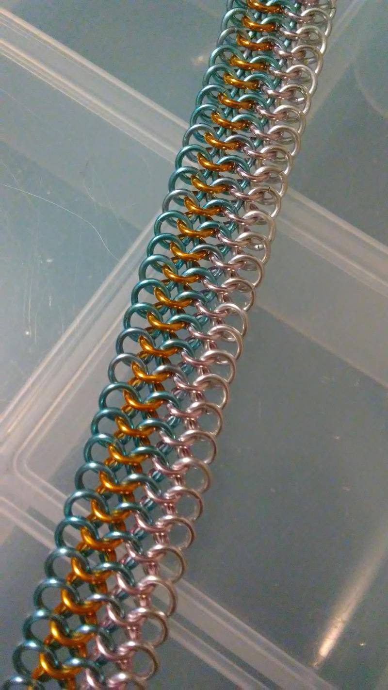 steven Universe Perle Inspiriert Chainmaille Armband steven Universe Perle Inspiriert Chainmaille Armband von MirasMaille