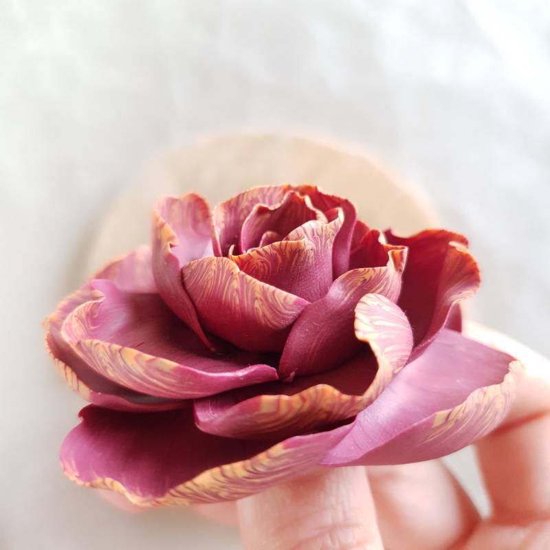 Rote Rose, Brosche Rote Anstecknadel Rose V24124 Rote Rose, Brosche Rote Anstecknadel Rose V24124 von Miratsu