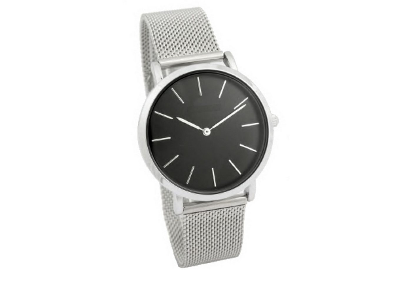 Miraval Quarzuhr Miraval Damenarmbanduhr Silber, Elegantes Design, edles Edelstahl-Meshband von Miraval