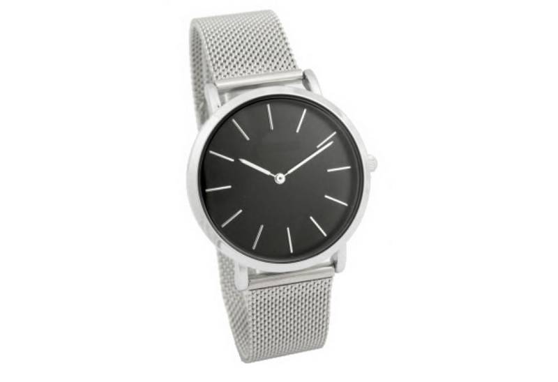 Miraval Quarzuhr Miraval Damenarmbanduhr Silber, Elegantes Design, edles Edelstahl-Meshband von Miraval