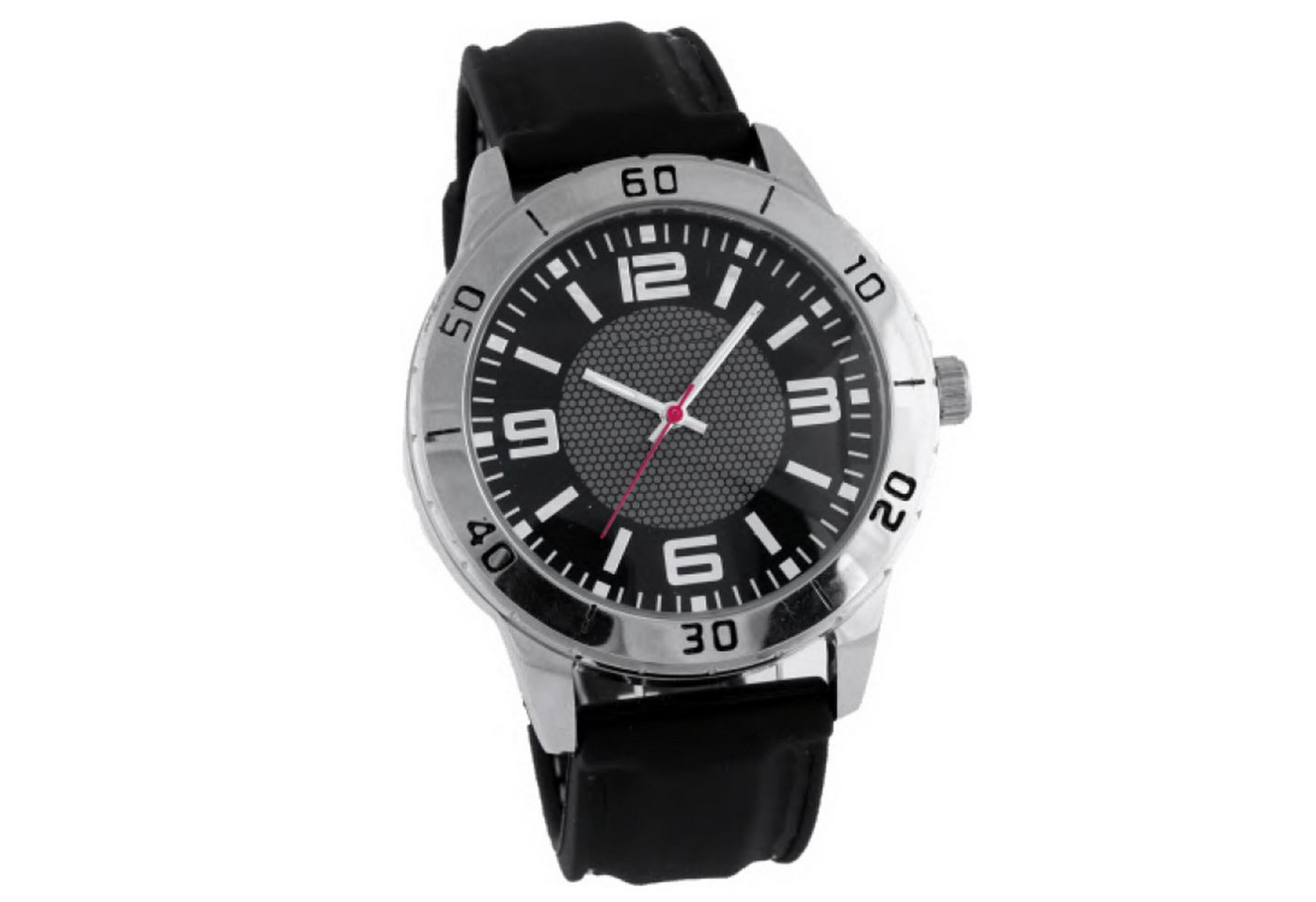 Miraval Quarzuhr Miraval Herren-Sportarmbanduhr Schwarz, Sportliches Silikonarmband für Komfort von Miraval