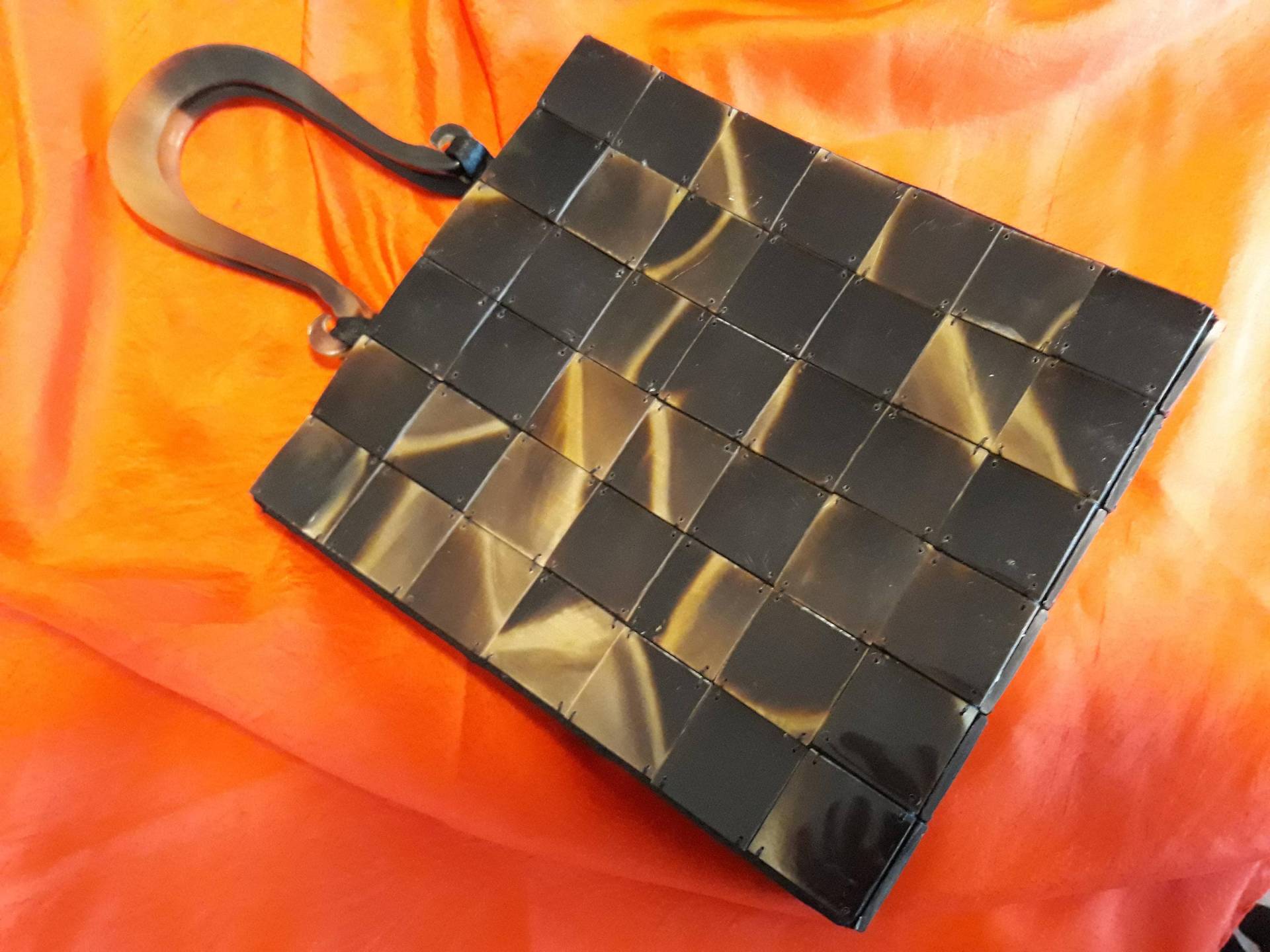 Art Deco Stil Handgefertigte Büffel Horn Abend Handtasche von MireilleBoutique