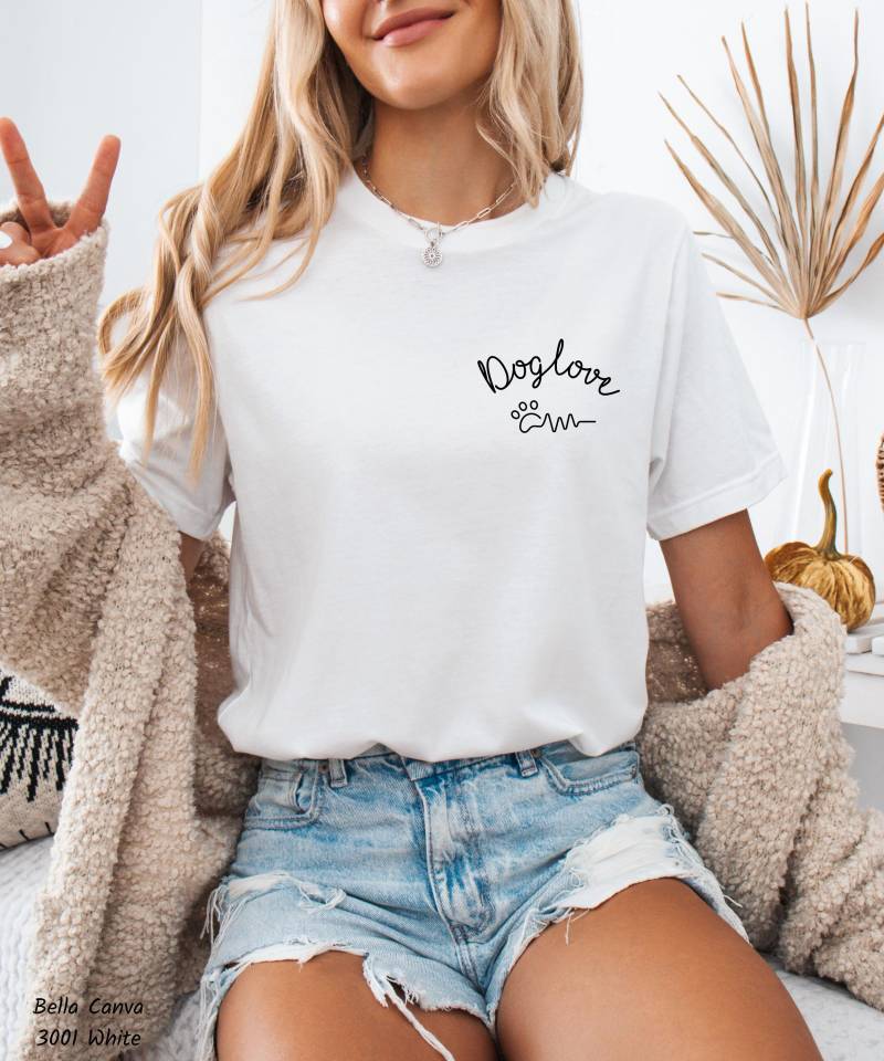 Doglove, Hundepfote Tierliebhaber Shirt, Geschenk Für Hundeliebhaber, Haustier-Liebhaber-Besitzer Geschenke, Hundeshirt, Heartbeat Dog Shirt Doglove, Hundepfote Tierliebhaber Shirt, Geschenk Für Hundeliebhaber, Haustier-Liebhaber-Besitzer Geschenke, Hundeshirt, Heartbeat Dog Shirt von MiriamsUnique