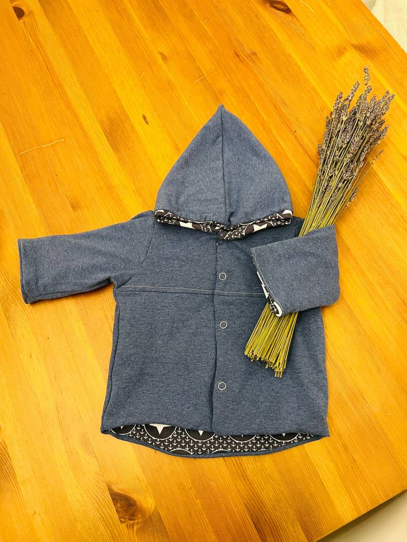 Baby Zipfeljacke Gr. 56 von MirikiriDesign