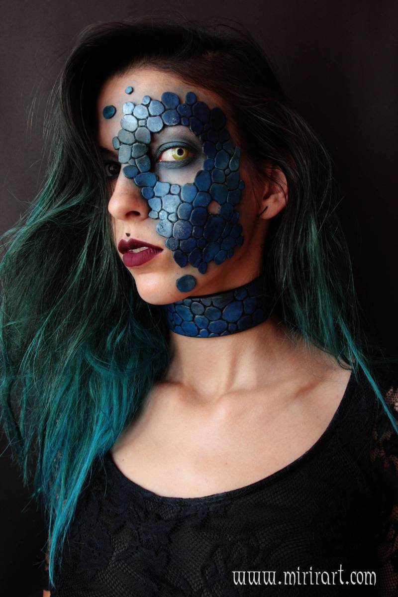 Drachenleder/Waage Maske - Meerjungfrau Kostüm Fantasy Kostüm, Perfekt Für Halloween, Larp, Karneval Halbgesichtsprothetik Eva Foam Drachenleder/Waage Maske - Meerjungfrau Kostüm Fantasy Kostüm, Perfekt Für Halloween, Larp, Karneval Halbgesichtsprothetik Eva Foam von MirirArtShop