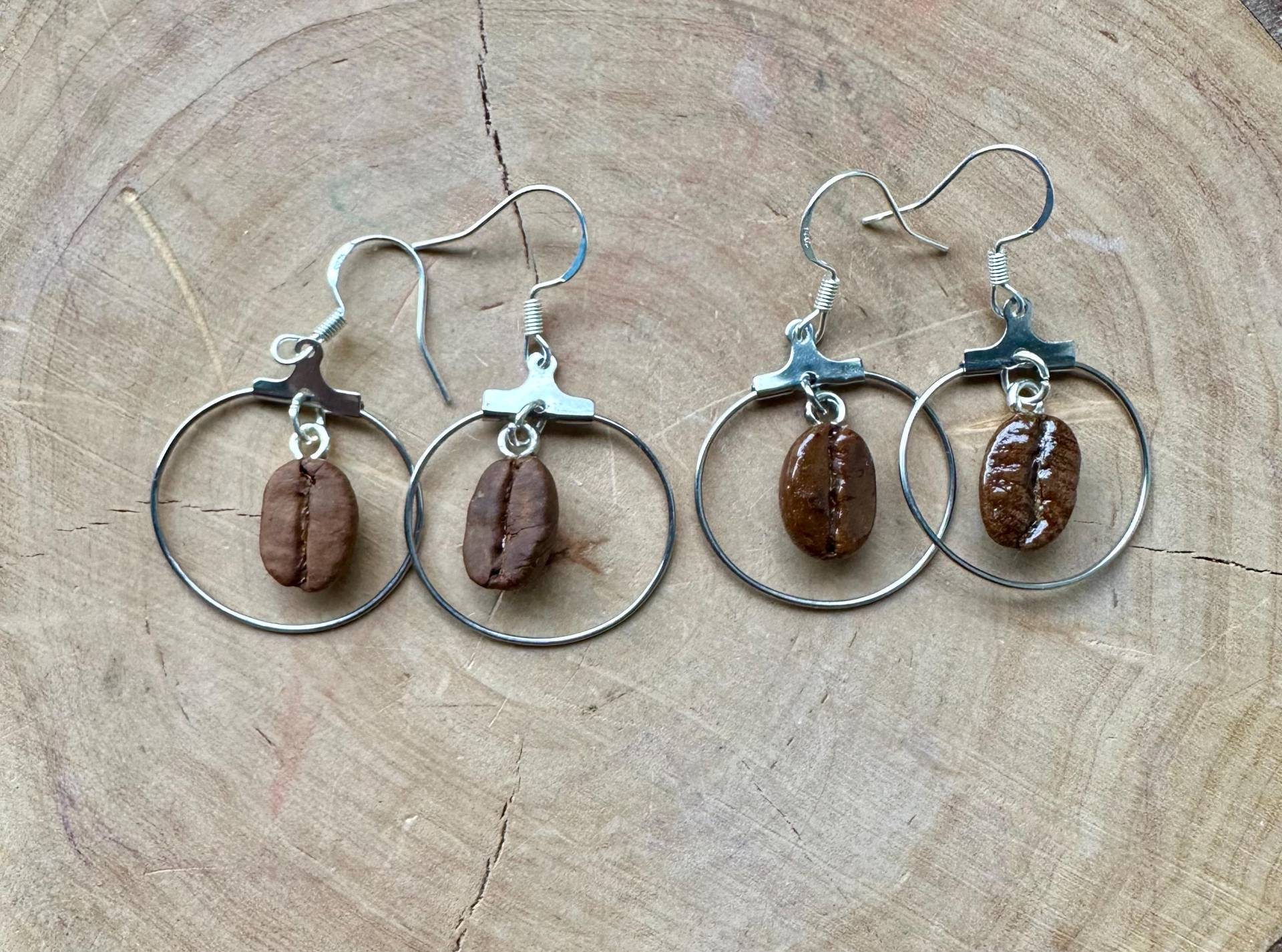 Ohrringe Kaffeebohnen Kaffee Kaffeeliebhaber Kreole von MirisOhringe