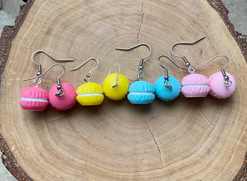 Ohrringe Macaron Süßes Gebäck Bäcker von MirisOhringe