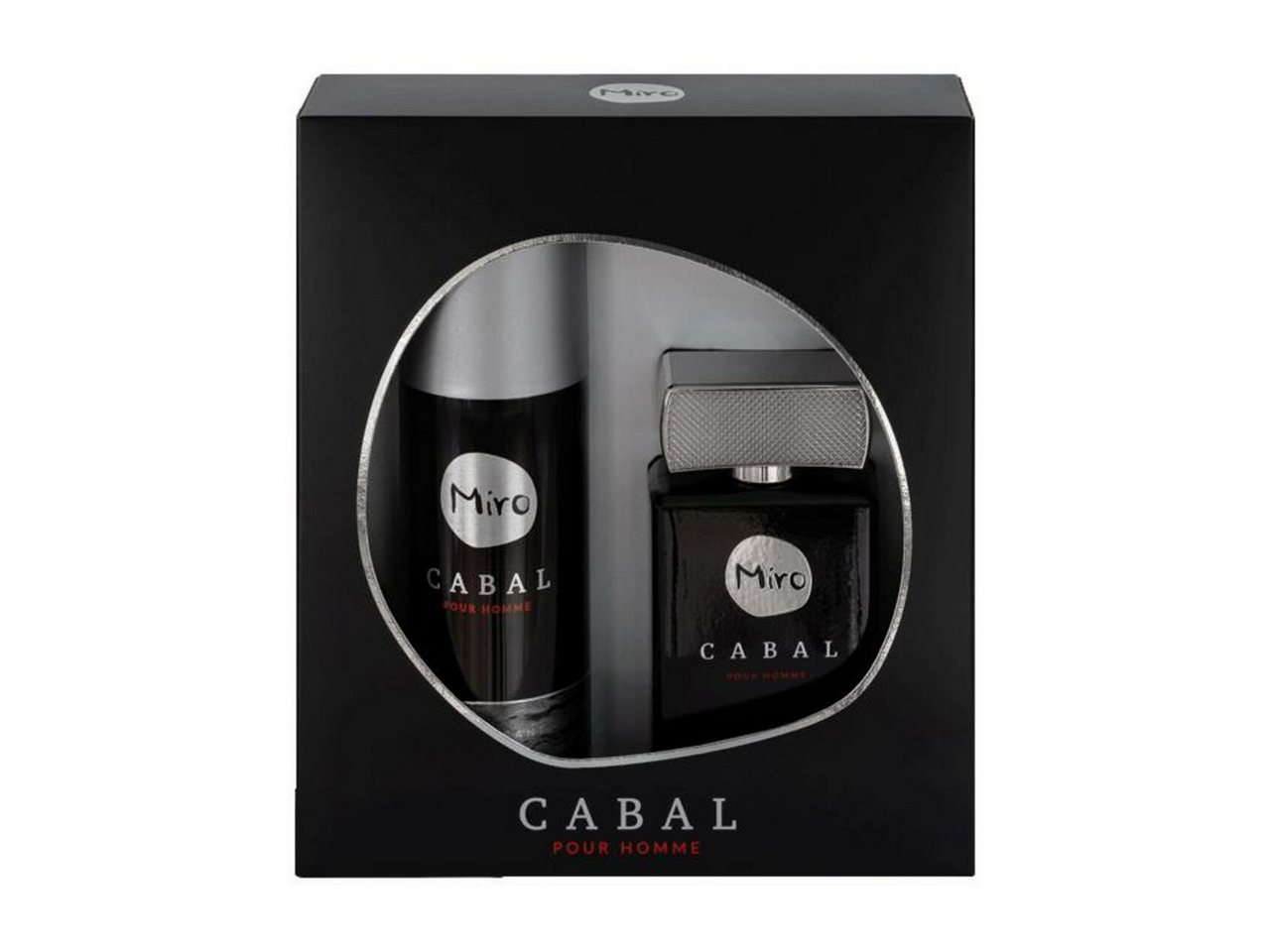 Miro Duft-Set Cabal pour Homme Set = EdT Nat. Spray 75 ml + Deodorant Spray 150 ml von Miro
