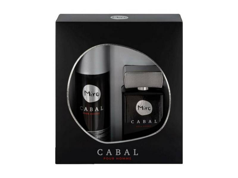 Miro Duft-Set Cabal pour Homme Set = EdT Nat. Spray 75 ml + Deodorant Spray 150 ml von Miro