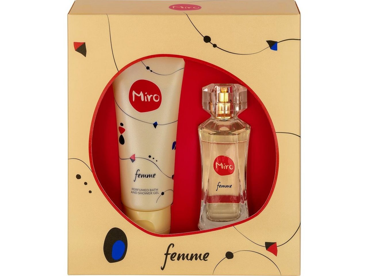 Miro Eau de Parfum Femme Geschenkset = E.d.P. Nat. Spray 50 ml + Shower Gel 100 ml von Miro