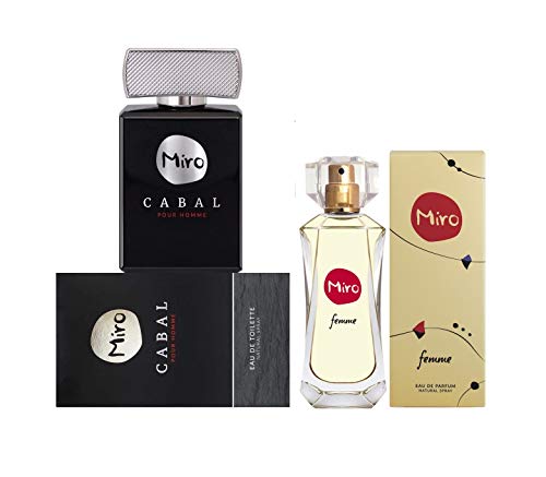 Miro FEMME Eau de Parfum 50 ml + Miro CABAL Eau de Toilette 75 ml von Miro