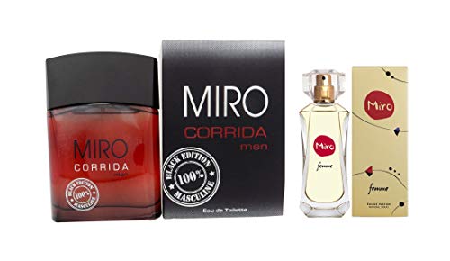 Miro FEMME Eau de Parfum 50 ml + Miro CORRIDA men black edition Eau de Toilette Spray 100 ml von Miro