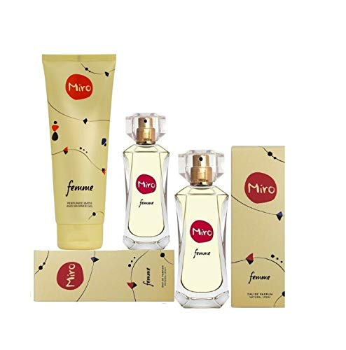 Miro Femme 2 x Eau de Parfum Spray EdP 50 ml + 1 x Shower Gel 250 ml von Miro