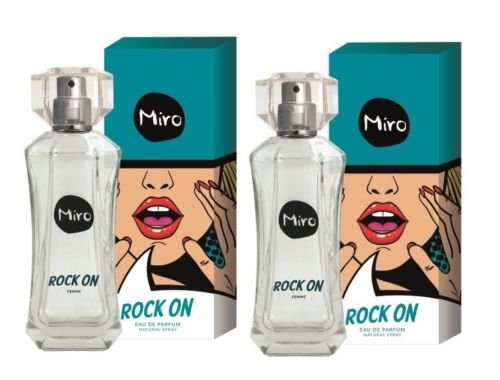 Miro ROCK ON Eau de Parfum Spray 2 x 50 ml von Miro