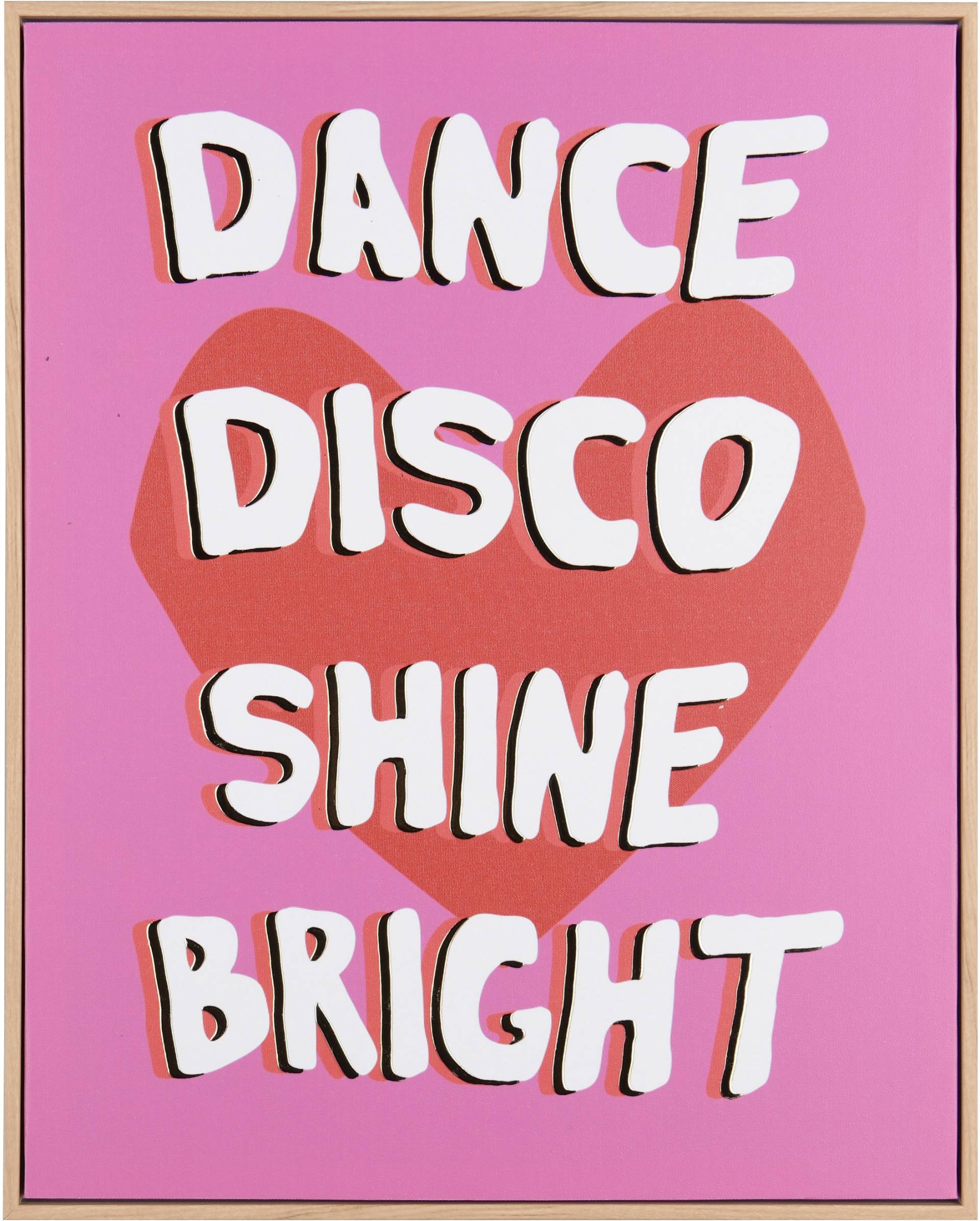 MIRRORS AND MORE Kunstdruck "DANCE" 1 Stk. tlg. Kunstwerk mit positivem Spruch von Mirrors And More